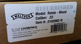 Factory Refurbished Walther Rotek .22 Caliber PCP Air Gun Rifle Wood Stock