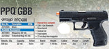 Refurbished Elite Force Walther PPQ GBB Airsoft Pistol Blowback 2272800