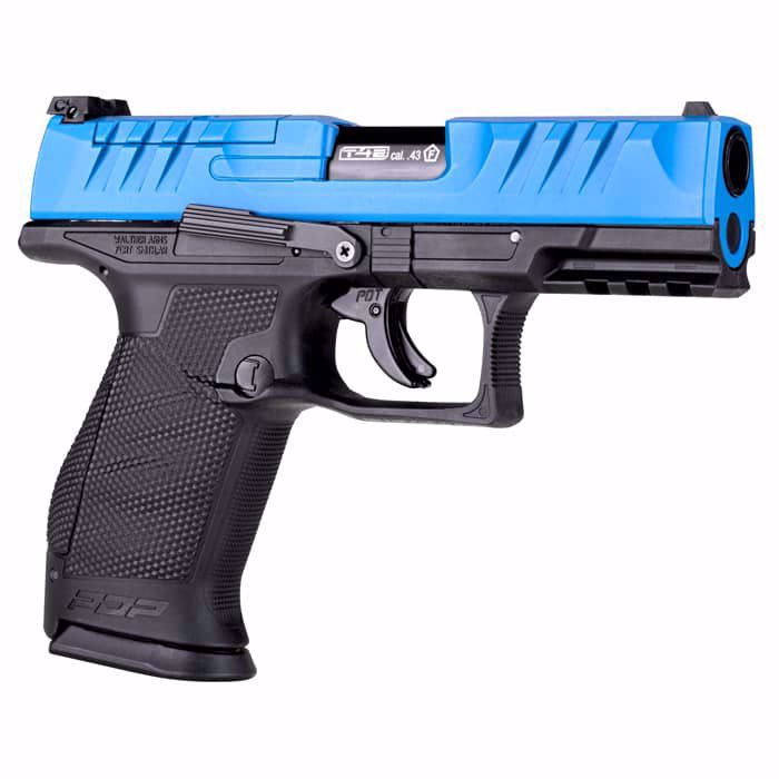 Factory Refurbished Umarex T4E CO2 Blowback Walther PDP LE Blue .43 ca ...