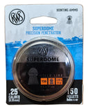 RWS Superdome .25 Cal Pellets for Airguns 31 Grains 150 Ct.