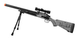 Crosman Game Face Airsoft Spring Sniper Rifle Bundle 425 FPS New W/BB's