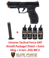 Umarex Tactical Force 6xp CO2 Airsoft Pistol Metal Blowback Bundle