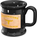 Ceramic Handmade Coffee Mug Yellowstone Dutton Ranch