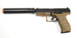 Refurbished Airsoft Umarex Walther PPQ Black & Tan Spring Pistol Kit with 400 bbs