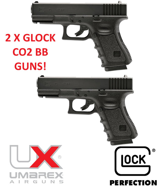 2 X Refurbished Glock G19 Gen 3 CO2 4.5MM BB Gun Pistols 410 FPS