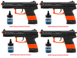 Refurbished 4 Pack Umarex 6MM Airsoft SB199 H&K MK23 Spring Pistols with BB's