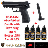 HK 45 CO2 Airsoft Pistol Metal Slide Officially Licensed New 2273028 Bundle