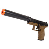 Refurbished Airsoft Umarex Walther PPQ Black & Tan Spring Pistol Kit with 400 bbs