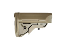 Toy Airsoft Replacement Crane Stock FDE for Most Standard Airsoft AEG's