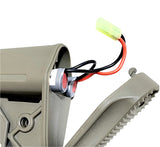 Toy Airsoft Replacement Crane Stock Grey for Most Standard Airsoft AEG's