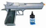Refurbished Desert Eagle .50 Silver Airsoft Pistol with bbs Free Ship!