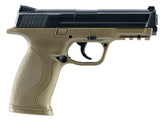 Licensed Smith & Wesson M&P40 PROP Gun, Broken BB Gun, Blk/Tan