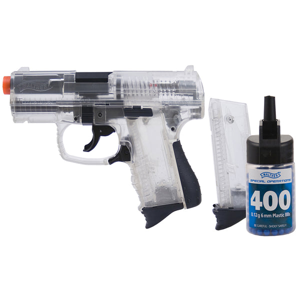 NEW Airsoft Licensed Walther P99 Clear Spring Pistol Kit Free Ship!